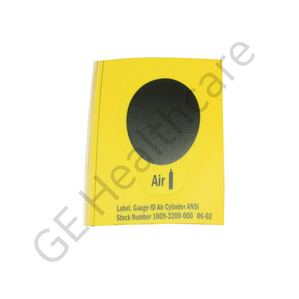 LBL GA ID YEL/BLK AIR CYL ANSI LBL GA ID YEL/BLK AIR CYL ANSI