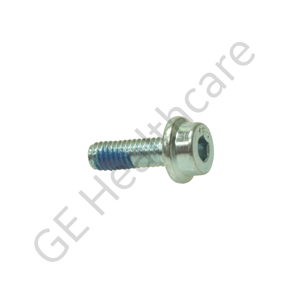 Screw M4-0.7 x 12 Flanged Head Socket Cap Steel, Zinc Plated