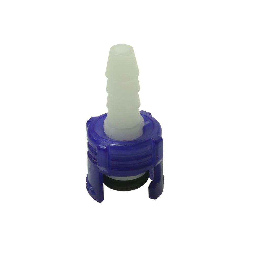 acoplamiento lineal azul para aislador de bcg de 4mm con espiga para manguera acoplamiento lineal azul para aislador de bcg de 4mm con espiga para manguera