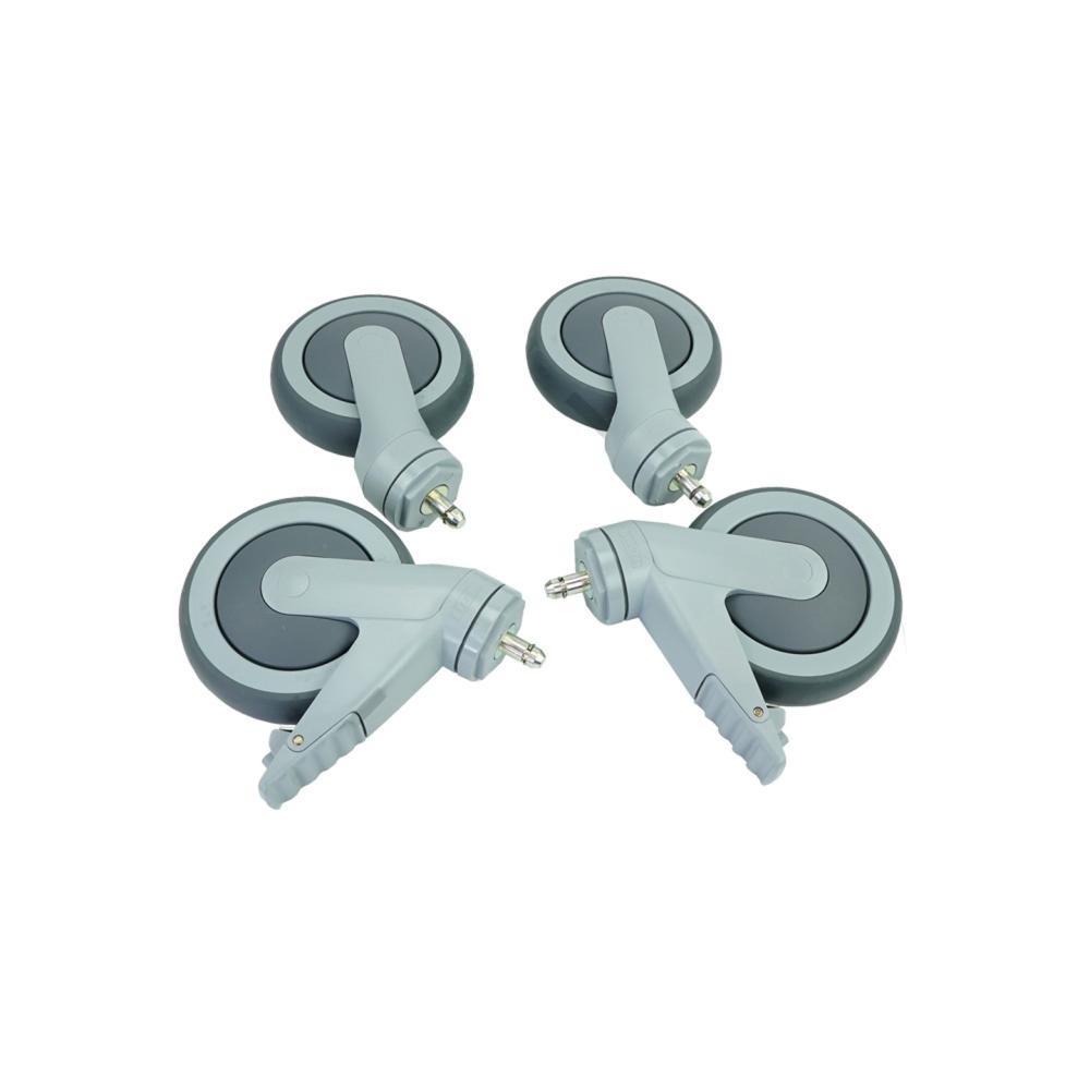 KIT DE RUEDA, 4W- GIRATORIA, 125MM DE DIÁMETRO, MONTAJE DE VÃSTAGO KIT DE RUEDA, 4W- GIRATORIA, 125MM DE DIÁMETRO, MONTAJE DE VÃSTAGO