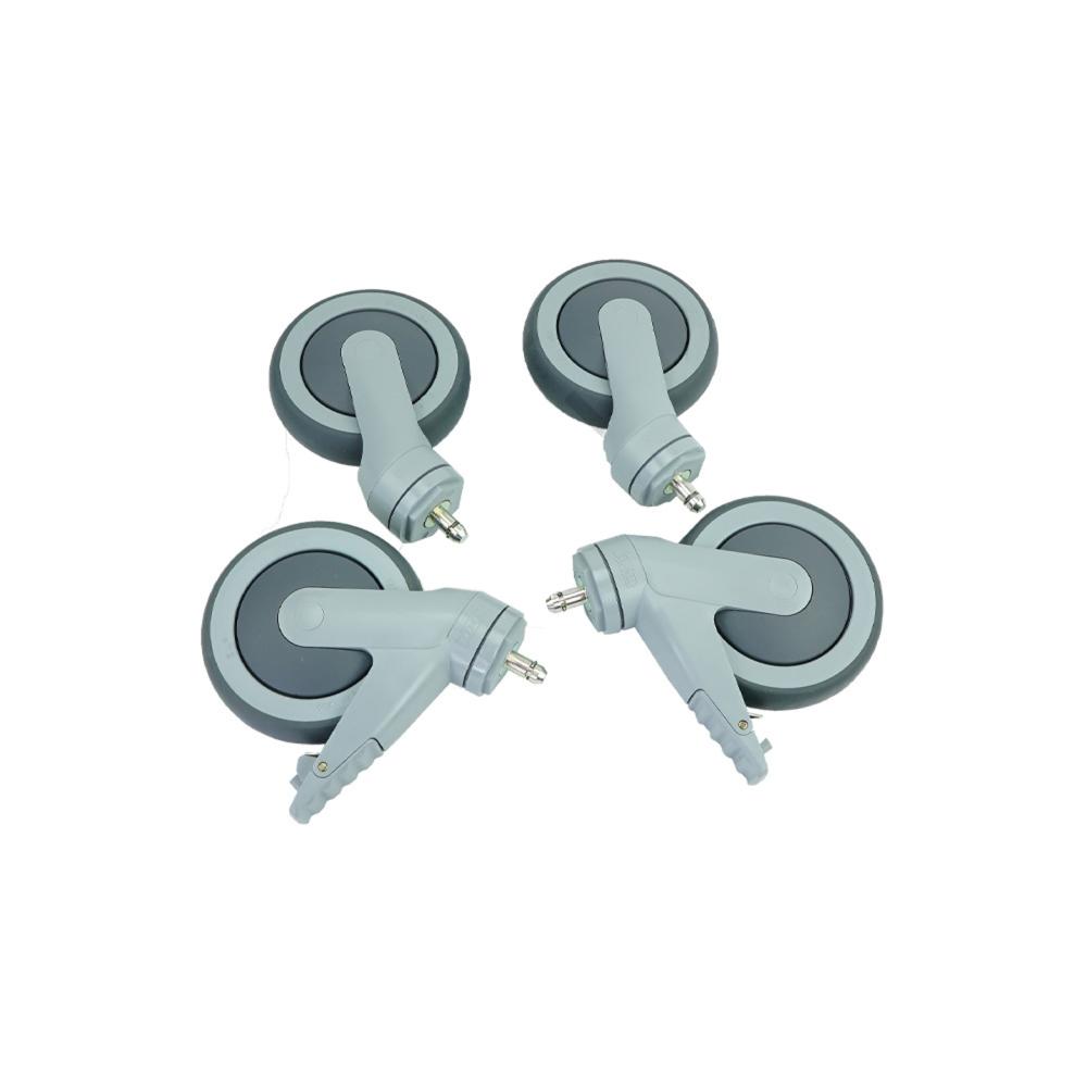 KIT DE RUEDA, 4W- GIRATORIA, 125MM DE DIÁMETRO, MONTAJE DE VÃSTAGO KIT DE RUEDA, 4W- GIRATORIA, 125MM DE DIÁMETRO, MONTAJE DE VÃSTAGO