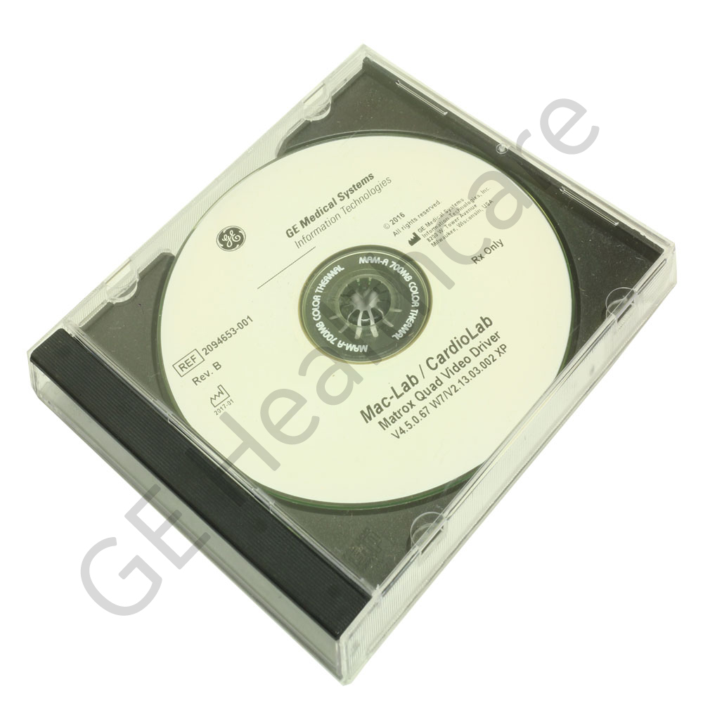 ACTUALIZACIÓN XP DE CONTROLADOR DE VIDEO CD-R MATROX QUAD V4.5.0.67 W7/V2.13.03.002