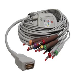 ECG Value Cable 10-Lead Cable / LDWR AHA, 1/pack ECG Value Cable 10-Lead Cable / LDWR AHA, 1/pack