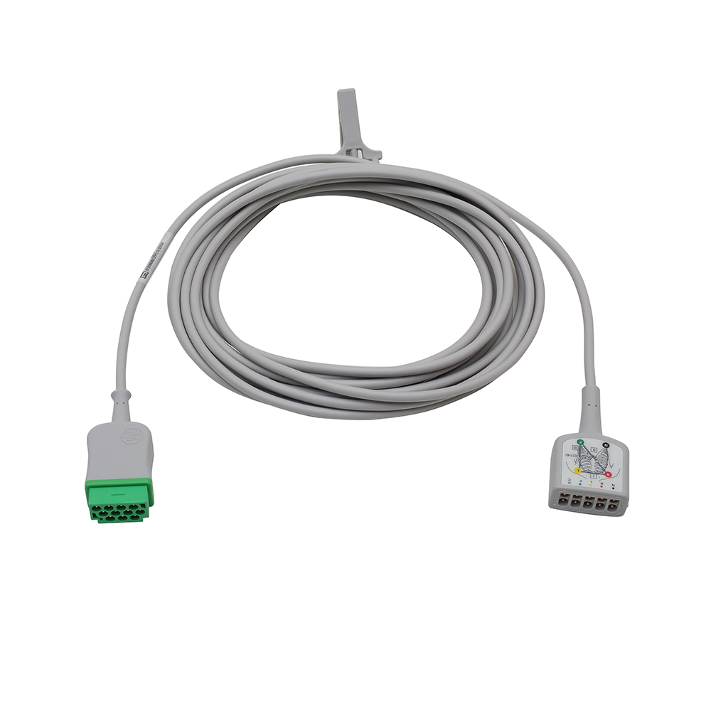 Cable Troncal ECG, 3/5 derivaciones, IEC, 6 m/20 ft.