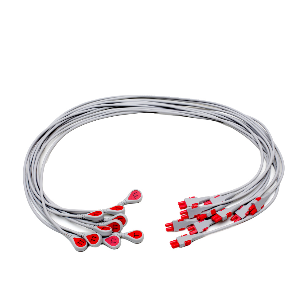 Cable de repuesto ECG, a presión, LL, AHA, 74 cm/29 pulg Cable de repuesto ECG, a presión, LL, AHA, 74 cm/29 pulg