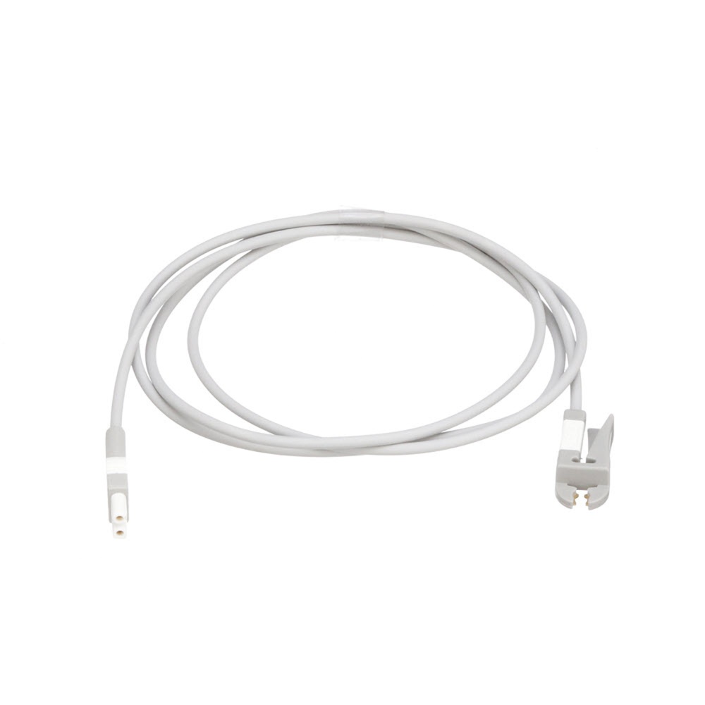 Cable de derivación, pinza, 1.3m, blanco, para EE.UU. Cable de derivación, pinza, 1.3m, blanco, para EE.UU.