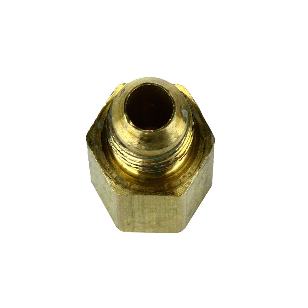 Hose-Fitted to Pipe Brass 9/16-18 M to 1/4 Pipe F Thread Hose-Fitted to Pipe Brass 9/16-18 M to 1/4 Pipe F Thread