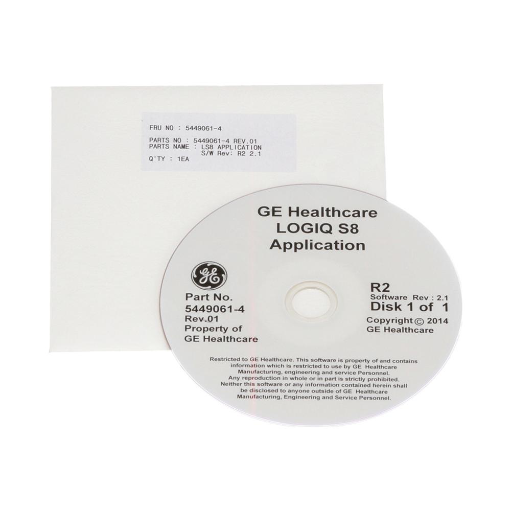 LOGIQ S8 R2 Application Software 5449061-4 LOGIQ S8 R2 Application Software 5449061-4