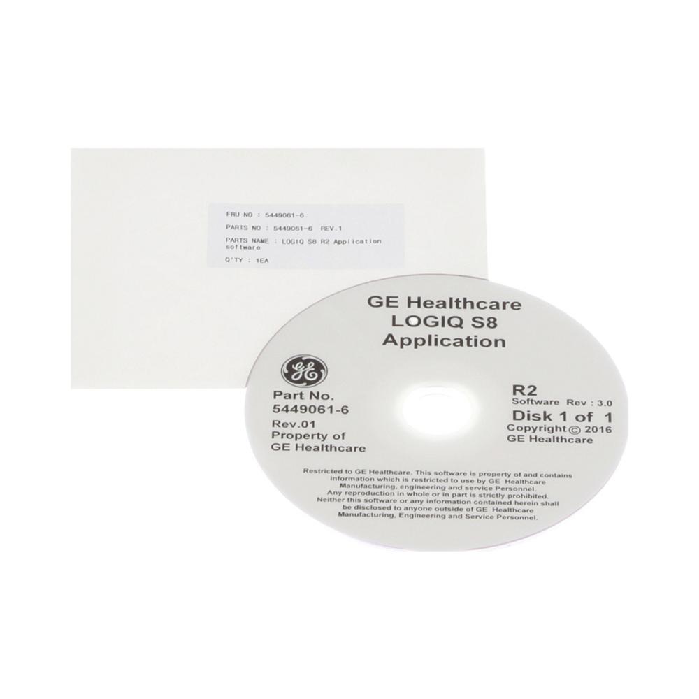 LOGIQ S8 R2 Application software 5449061-6 LOGIQ S8 R2 Application software 5449061-6