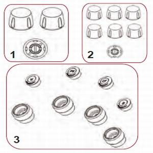LE9 Rotary Knob Kit - spare part only