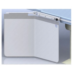 Kenex single pivot lower body shield, 100 cm wide x 70 cm high, includes 35 cm accessory rail Kenex single pivot lower body shield, 100 cm wide x 70 cm high, includes 35 cm accessory rail