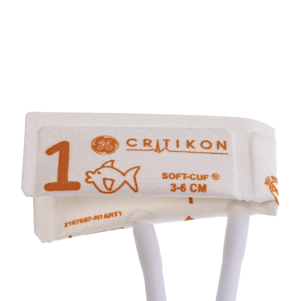 Soft-cuf, Neonatal#1, 2 TB, Orange / White (BX/20) Soft-cuf, Neonatal#1, 2 TB, Orange / White (BX/20)